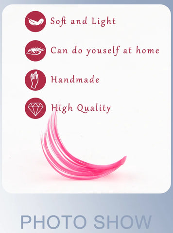 winky beauty Colorful 120pcs Cluster Lashes 40D Segmented Beam Natural D Curl Individual Mink Eyelashes Makeup Supplies at home