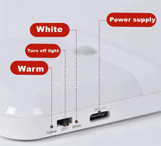 Motion Sensor Led Light Usb Charging Square Lamp for Bedroom Kitchen Stair