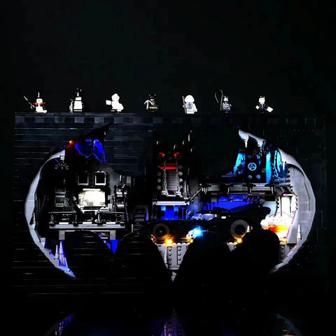 LED Light Set For 76252 Batcave – Shadow Box compatible S0923 (Only LED Light, NOT Include The Model Bricks)