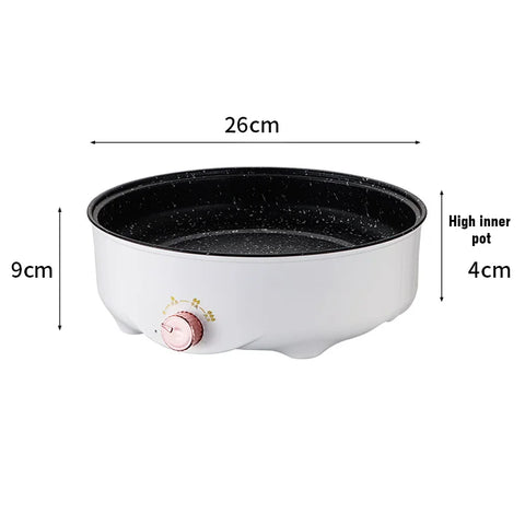 Electric MultiCooker Electric Frying Pan 220V Househould Barbecue Fried Steak Fish Omelette Frying Pan Non-stick Cooking Machine
