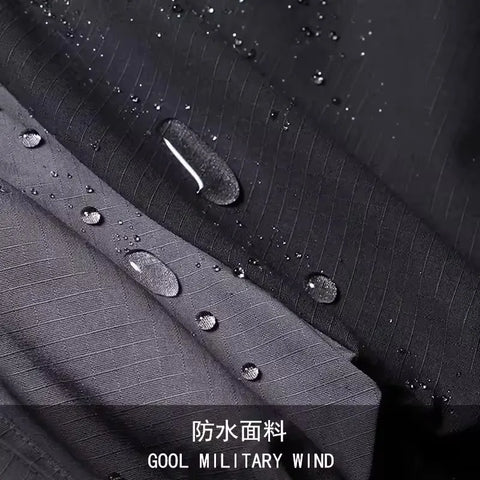 Tactical Waterproof Sets Men Wear Resistant Combat Training Suit Outdoor Multi-pocket Uniform Airsoft Camping Hiking Tracksuit