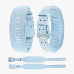 1PC GOUNOD Matt PU Sports Belt Fitness Squat Deadlift Weightlifting Belt Fitness Protection