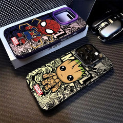 Marvel Sipiderman Groot- Phone Case for iPhone 15 16 Pro Max 11 13 Pro 14 Plus 12 11Pro 15Pro Max Shockproof Soft Cover