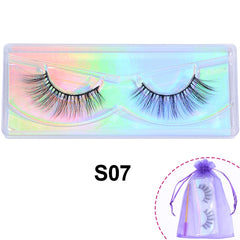 Wholesale 3D Mink Lashes Natural Wispy False Eyelashes Makeup Beauty Lashes in Bulk Volume Cilia Set