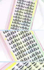 New Doll Lashes Extension Natural Cat Eye False Eyelashes Cosplay Makeup Cross Strip Eye Lashes Handmade Manga Anime Lash