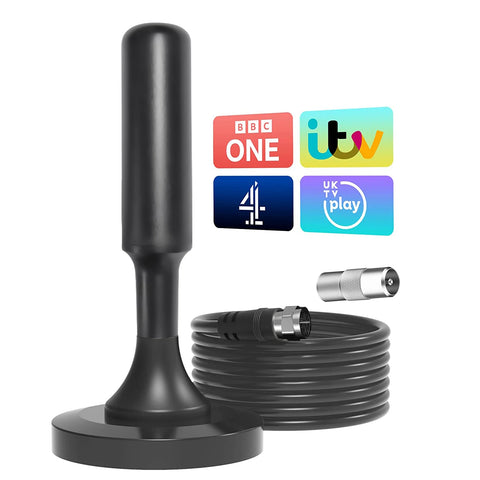 Digital TV Antenna Hd External Internal Magnetic Base With Magnet Television Tv for Living Room-Fast Delivery for All TV