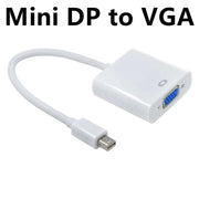 Mini DP to VGA Converter Cable 1080P Thunderbolt Mini DisplayPort Male to VGA Female Adapter For Apple Laptop PC Projector HDTV