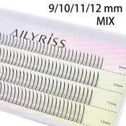 A/M Type A False Eyelashes 8-12mm Mix Fake Lashes Natural Fairy Lash Korean Makeup Individual Cluster Eye Lashes