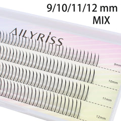 A/M Type A False Eyelashes 8-12mm Mix Fake Lashes Natural Fairy Lash Korean Makeup Individual Cluster Eye Lashes