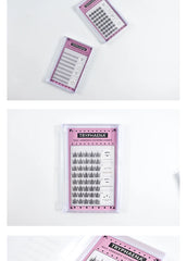 Self Adhesive Bottom Lashes No Glue Needed Reusable Under Eyelash Korean / Makeup DIY Individual Manga Lash Clusters