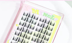 New Doll Lashes Extension Natural Cat Eye False Eyelashes Cosplay Makeup Cross Strip Eye Lashes Handmade Manga Anime Lash