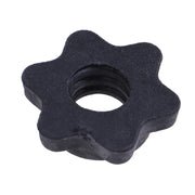 Environmentally friendly cement dumbbell accessories hexagonal nut screw cap 25mm cm plastic black nut star nut