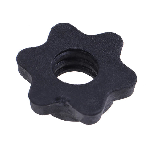 Environmentally friendly cement dumbbell accessories hexagonal nut screw cap 25mm cm plastic black nut star nut