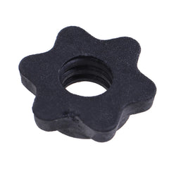 Environmentally friendly cement dumbbell accessories hexagonal nut screw cap 25mm cm plastic black nut star nut