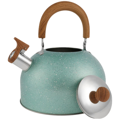 3L Liter Stainless Steel Whistle Kettle Thickened Kettle Gas Induction Cooker Universal Kettle Whistle Kettle Big Tea Kettle