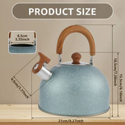 3L Liter Stainless Steel Whistle Kettle Thickened Kettle Gas Induction Cooker Universal Kettle Whistle Kettle Big Tea Kettle