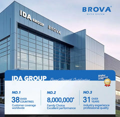 BROVA Whole House Water Filter System High Flow UF 1500L 0.01μm PVDF