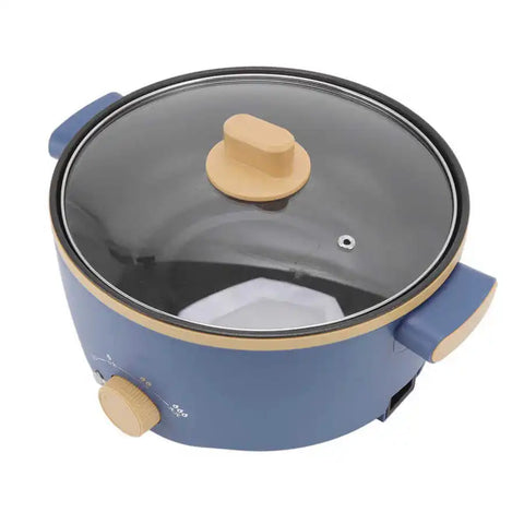 800W Electric Cooker 2.5L 3 Speed Control Single Layer Electric Pot Multifunctional Cooker Home Kitchen Cookware