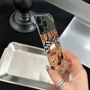 Clear Cover Phone Case for iPhone 14 15 16 Plus 11 12 Pro Max Disney Lightning McQueen