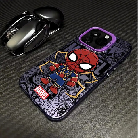 Marvel Sipiderman Groot- Phone Case for iPhone 15 16 Pro Max 11 13 Pro 14 Plus 12 11Pro 15Pro Max Shockproof Soft Cover