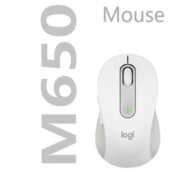 Logitech M650 Wireless Mouse，Smart ScrolWheel Multi-Platform Compatibility Silent Design Made From Eco-Friendly Materials.