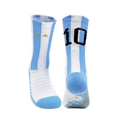 Professional soccer socks Training socks Star number football socks sports socks Men's socks Football socks Middle tube socks