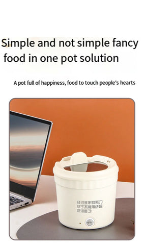 Home Student Dormitory Small Electric Cooker Electric Cooker Multifunctional Electric Cooker Small Mini Instant Noodles Pot