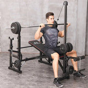 Men's Fitness Equipment, Multifunctional Weightlifting Bed Supplies, Foldable Bench Press, Household Weightlifting Machine