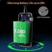 LED Book Light Reading Light Eye Caring Clip-on USB Rechargeable Dimmable Light Lamp Adjustable Flexible Night Reading Lamp