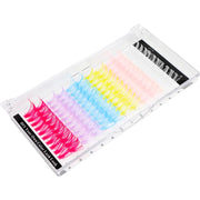 winky beauty Colorful 120pcs Cluster Lashes 40D Segmented Beam Natural D Curl Individual Mink Eyelashes Makeup Supplies at home