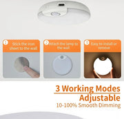 LED Night  Lights Intelligent Human Induction Cabinet Light USB Charging Emergency Automatic Lighting Bedside Home Wardrobe Lamp