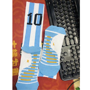 Professional soccer socks Training socks Star number football socks sports socks Men's socks Football socks Middle tube socks