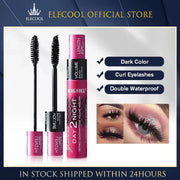 Black Curled Lashes Mascara Lengthens Eyelashes Extra Volume Long Lasting Waterproof Natural Quick Drying Lashes Female Makeup