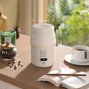 2025 New 500ml Smart Multifunctional Electric Cooker LCD Temperature Display Electric Kettle Portable USB Thermos Coffee Cup