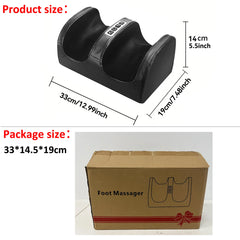 Electric Foot Massager Shiatsu Kneading Deep Tissue Relax Heated Roller Calf Pain Relief Fatigue Muscles Vibrator Machine Health