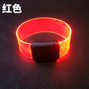 Silicone Sound Controlled LED Light Bracelet Led Light-emitting Bracelet Light Band Entertainment Party Wristband Halloween Belt