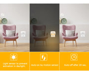 LED Night Light EU Plug In Smart Motion Sensor Light 220V Wall Lamp for Home Aisle WC Hallway Stair Kitchen Bedroom Night Lamp