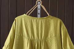 Women Clothing Streetwear Casual Fashion Elegant Cotton Linen Embroidery Vintage Clothes Tops Shirts for Women Tees