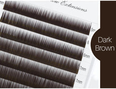SONG LASHES  High Quality Straight Curvate Eyebrow Extensions False Eyebrow 12 lines Brown Color Eyebrow Extension