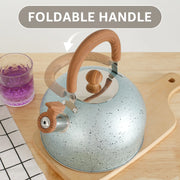 3L Liter Stainless Steel Whistle Kettle Thickened Kettle Gas Induction Cooker Universal Kettle Whistle Kettle Big Tea Kettle