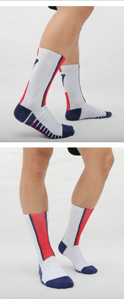 Professional soccer socks Training socks Star number football socks sports socks Men's socks Football socks Middle tube socks