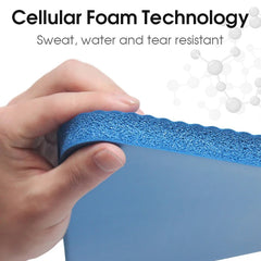 Thick Yoga Mat Yoga Knee Pad Cushion Anti-skid Sports Fitness EVA Comfort Foam Mat for Exercise Yoga and Pilates Gymnastics Mat