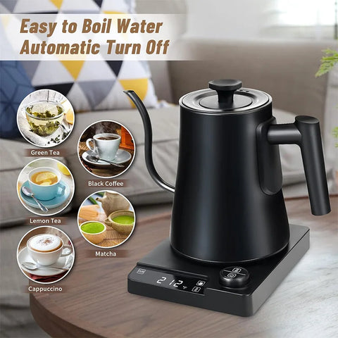Electric Kettle Intelligent Constant Temperature Fine Mouthed Electric Kettle Hand Brewed Coffee Kettle Goose Neck Kettle
