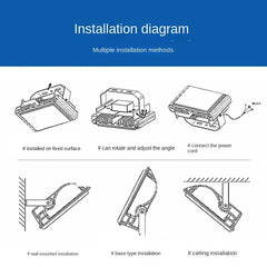 LED Floodlights 100W 50W 30W 20W 10W PIR Motion Sensor IP66 Waterproof LED 220V Hanging Exterior Outdoor Wall Lamp Spotlight