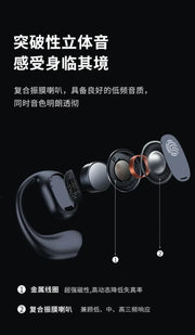 Xiaomi 5.3 Bluetooth Headphones Bone Conduction Sense TWS Ture Wireless Earbuds EarHook Sport Waterproof Headset With Microphone