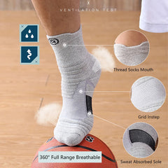 Breathable Basketball Socks Outdoor Cycling Socks Sports Socks Protect Feet Wicking Bike Running Football Sport Socks Men Socks