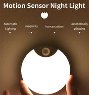 LED Night  Lights Intelligent Human Induction Cabinet Light USB Charging Emergency Automatic Lighting Bedside Home Wardrobe Lamp