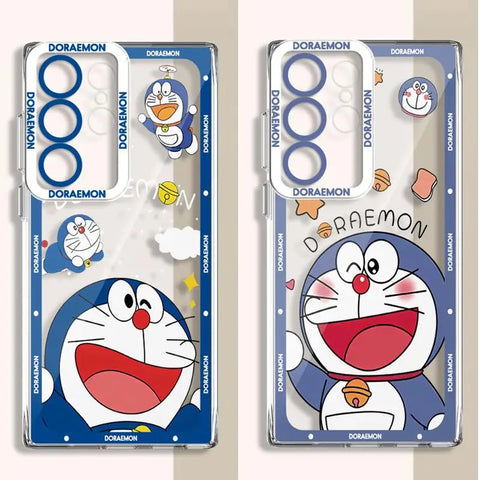 Anime Doraemon Phone Case for Samsung Galaxy S24 Ultra S21 S20 FE S23 FE S10 S22 Plus Note 20 Ultra 10 Cover