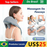 Foreverlily Neck And Back Massager Neck And Shoulder Massager Trapezius Massager Electric Neck Massager