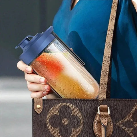 Portable Juicer Cup Smoothie Blender 6 Blade Blender Bottle  Household Fruit Juicer Cup USB Rechargeable Juicer Kitchen Tool